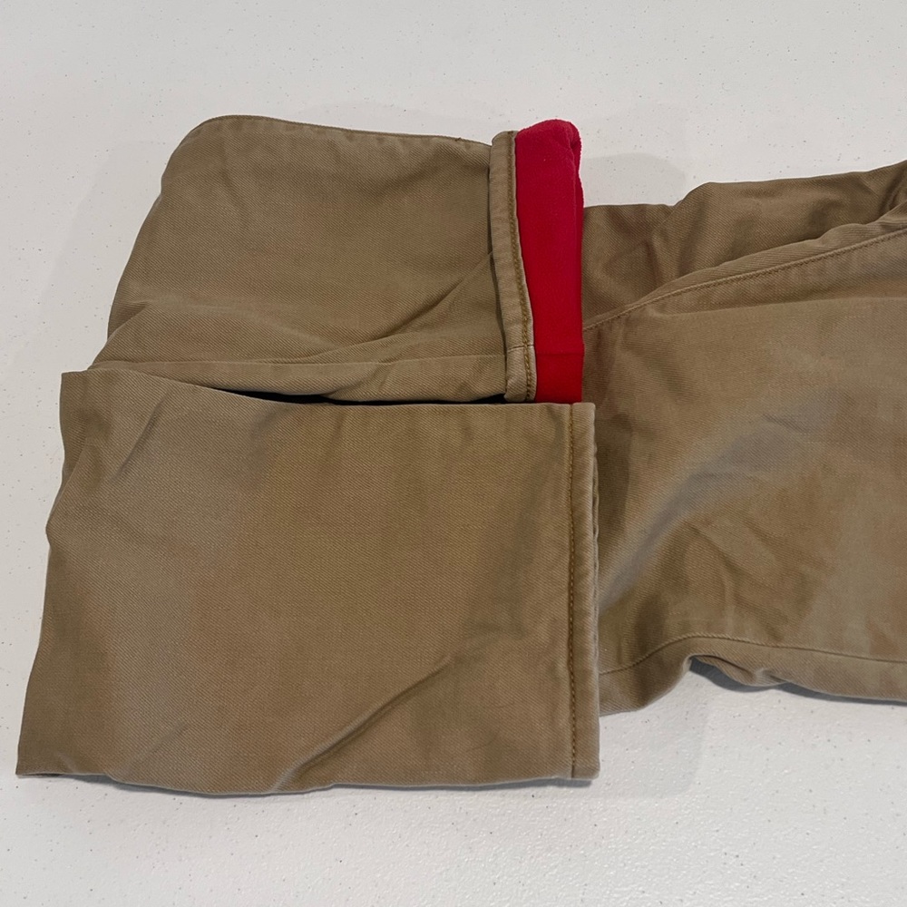 GAP Khaki Pants fleece lined boys size 12